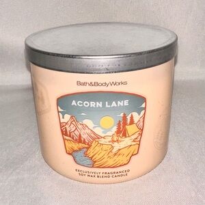 BBW Acorn Lane 3-Wick Candle